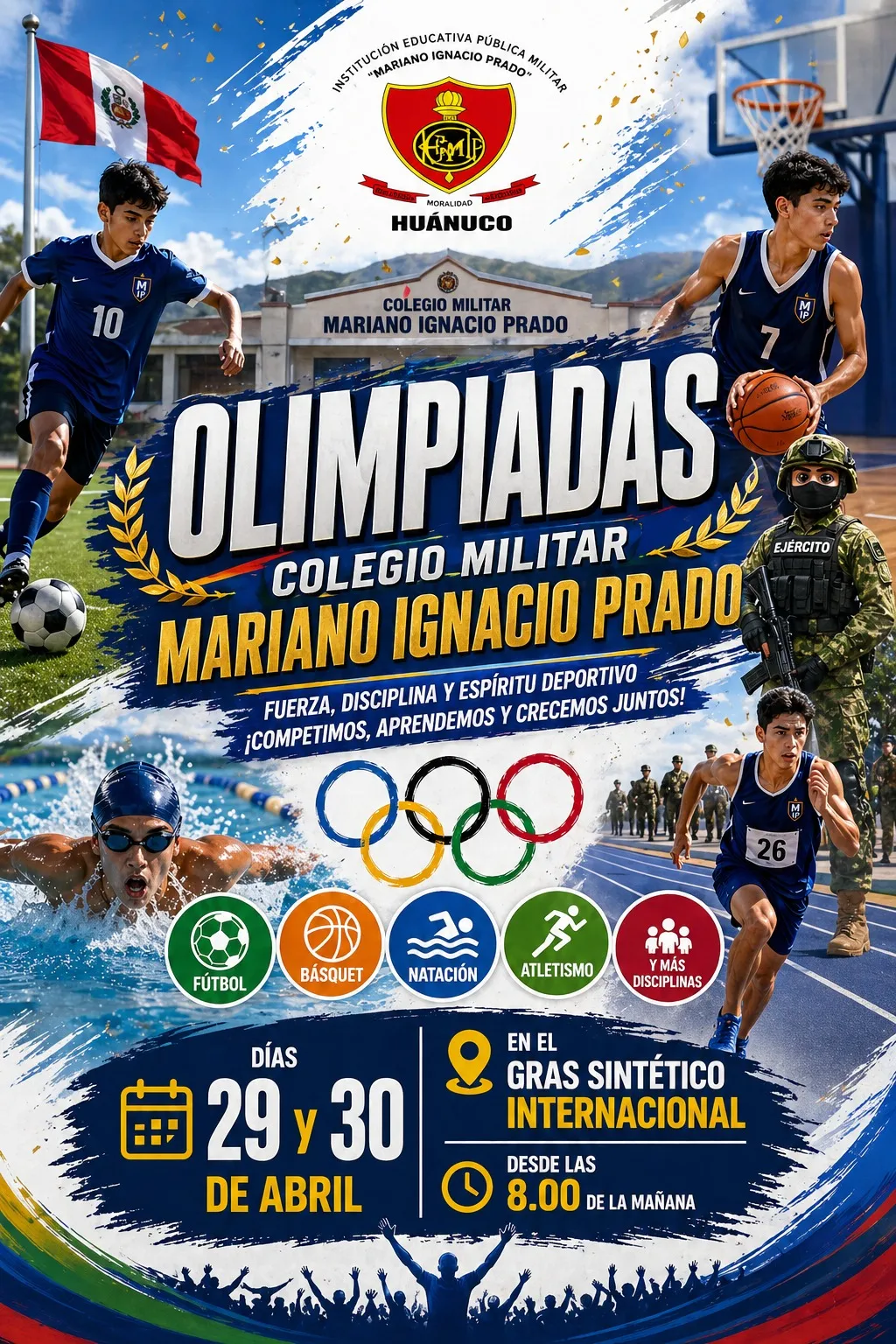 OLIMPIADAS EN EL COLEGIO MILITAR MARIANO IGNACIO PRADO     